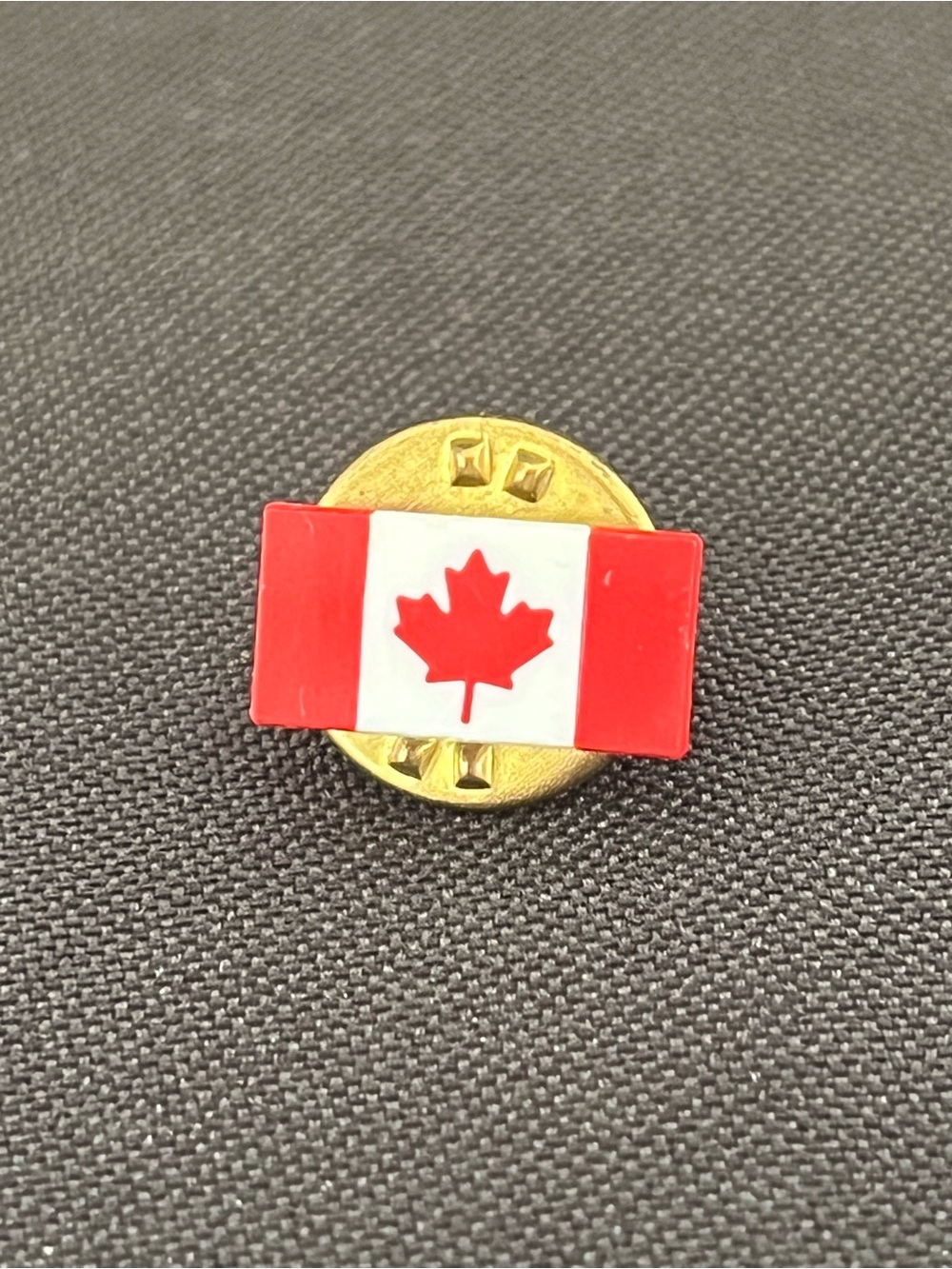 Canada Flag Enamel Pin - Red & White Maple Leaf